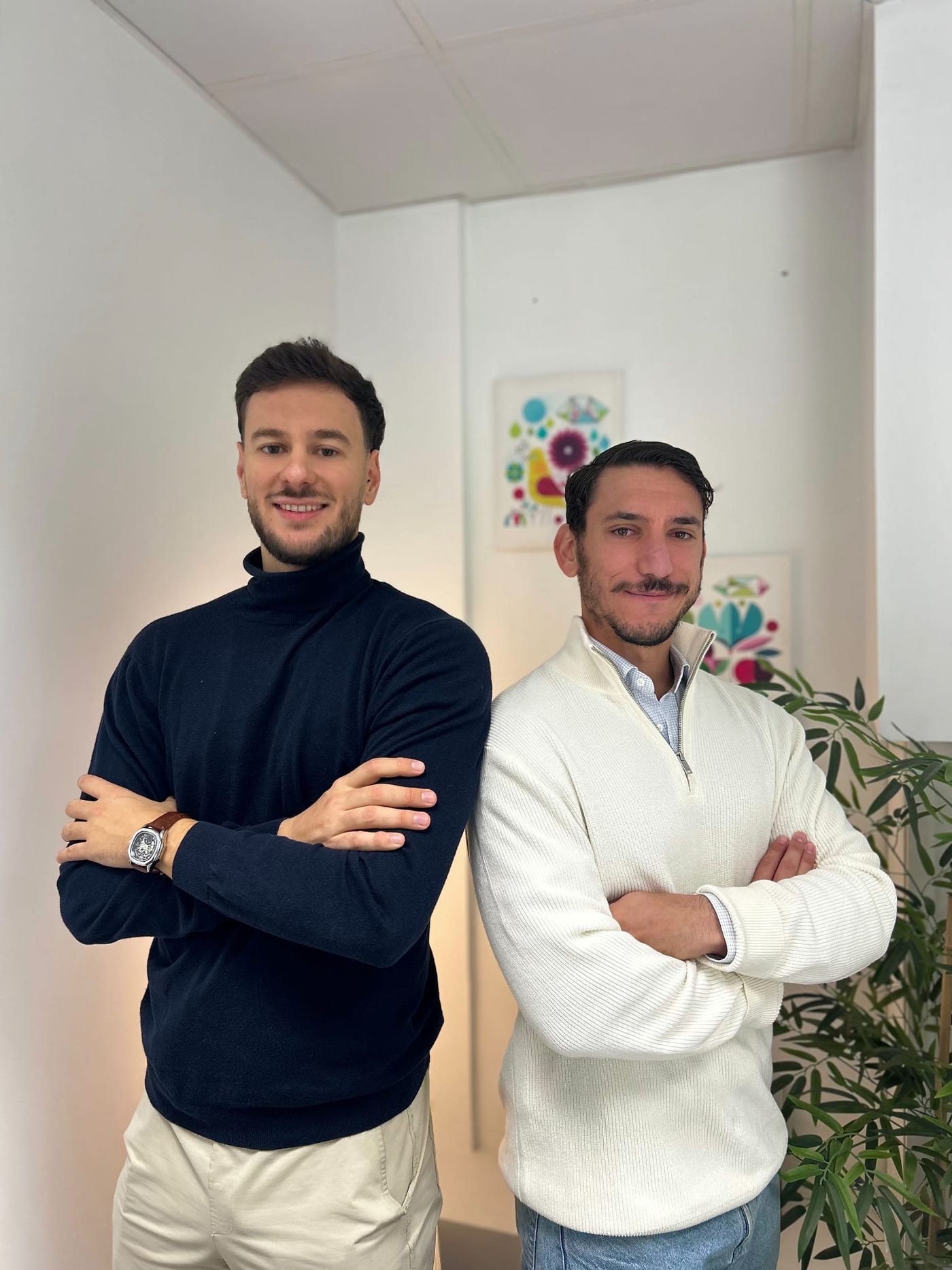 Jorge Fernández Losada y Gonzalo Calvo Mayo, psicólogos sanitarios de Komit Psicología en Montecarmelo (Madrid)